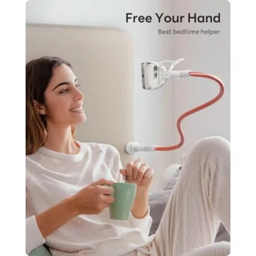 SAIJI Gooseneck Phone Holder - Versatile and Sturdy Solution