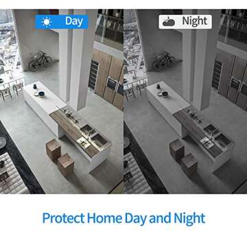 X W EI UNION Mini Spy Camera - WiFi Hidden Nanny Cam with Night Vision