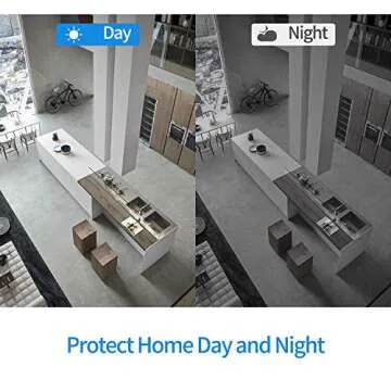 X W EI UNION Mini Spy Camera - WiFi Hidden Nanny Cam with Night Vision