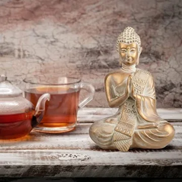 TERESA'S COLLECTIONS Buddha Statue for Home Zen Decor