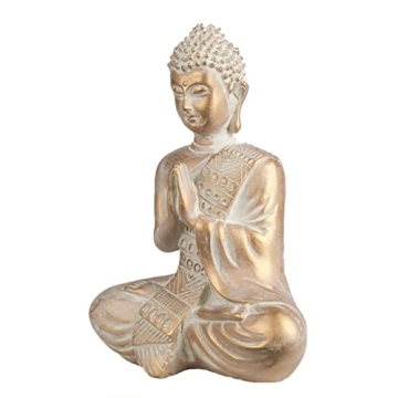 TERESA'S COLLECTIONS Buddha Statue for Home Zen Decor