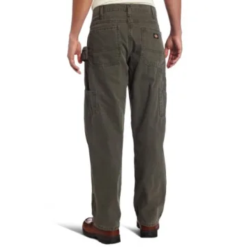 Dickies Relaxed Fit Carpenter Jeans in Moss Green for Men