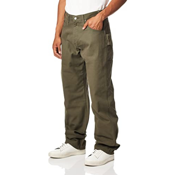Dickies Relaxed Fit Carpenter Jeans in Moss Green for Men