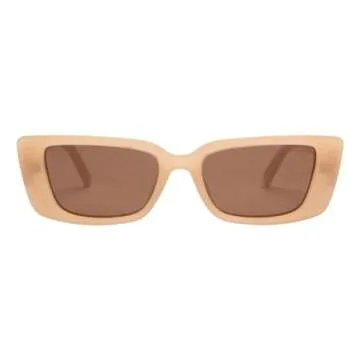 Stylish I-SEA Women's Sunglasses - Miley (Vanilla/Brown) with Polarized Lenses