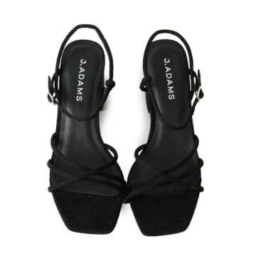 J. Adams Camila Heeled Sandals - Comfortable Stylish Heels