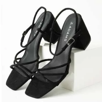 J. Adams Camila Heeled Sandals - Comfortable Stylish Heels