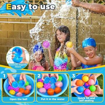SOPPYCID Reusable Water Balloons - Fun for All Ages