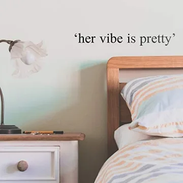 Her Vibe is Pretty Vinyl Wall Decal for Inspirational Decor