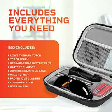 LifePro Infrared & Red Light Therapy Device for Joints & Muscles Pain Relief, Portable Near Infrared Light for Body & Face Inflammation, Compact & Effective Design - Use 3 wavelengths