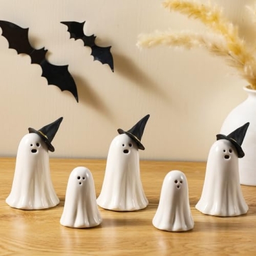 Adorable Jingmore Ceramic Ghost Halloween Decorations