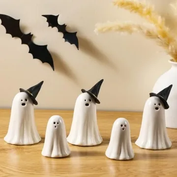 Adorable Jingmore Ceramic Ghost Halloween Decorations