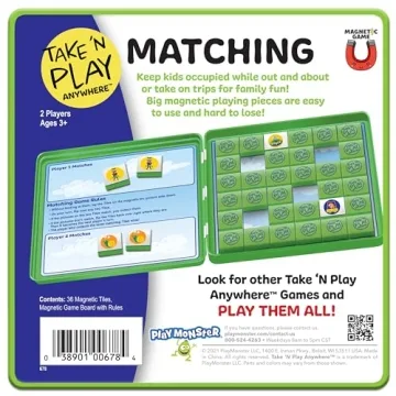 PlayMonster Take N Play Matching Game for Kids 3+