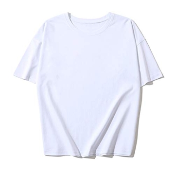 Stylish LOVFEE Cotton-Spandex Crewneck T-Shirt for Women