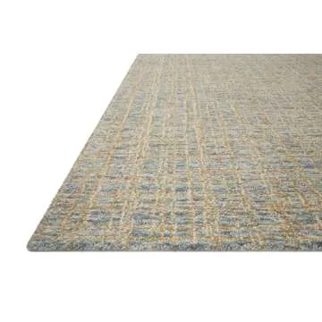 Loloi Chris Loves Julia Polly Area Rug in Blue/Sand for Living Room