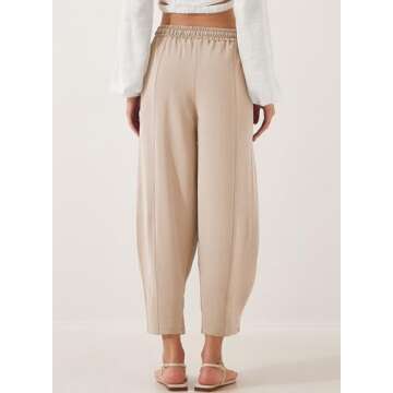 EVALESS Harem Pants - Trendy Casual Summer Trousers for Women