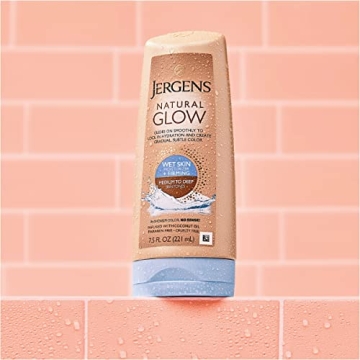 Jergens In-shower Self Tanner Lotion for Natural Tan 7.5 oz