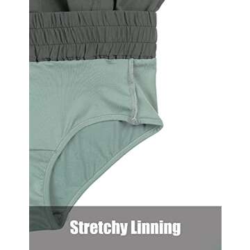 BMJL High Waisted Women's Running Shorts with Pockets