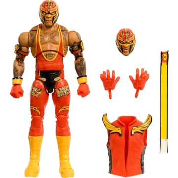WWE Mattel Ultimate Edition Rey Mysterio 6-inch Action Figure with 30 Articulation Points