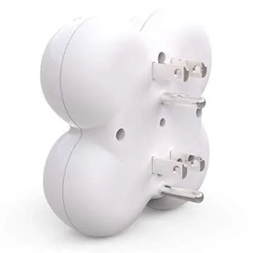 360 Electrical Revolve Adapter - 4 Rotating Outlets for Convenience