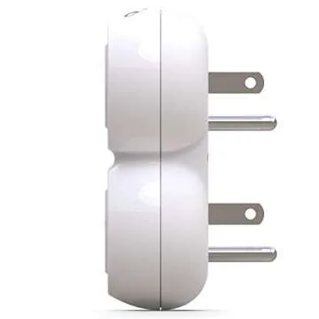 360 Electrical Revolve Adapter - 4 Rotating Outlets for Convenience