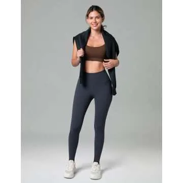 Colorfulkoala Womens Leggings Tummy Control High Waisted Buttery Soft Workout Gym Athletic Yoga Pants(M, Blue Ink)