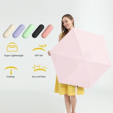 Compact UV Protection Mini Umbrella for Travel