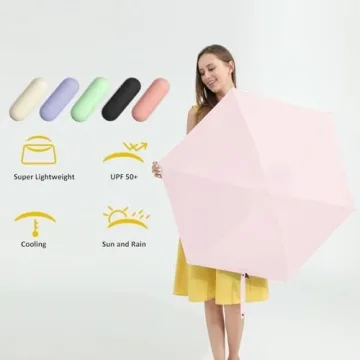 Compact UV Protection Mini Umbrella for Travel