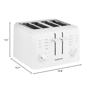 Cuisinart CPT-142P1 4-Slice Compact Toaster White