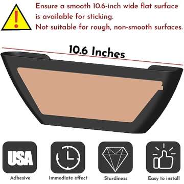 Universal Pot Lid Organizer for Cabinet - Upgraded Patented Niceyos 3 Pack Inside Cabinet Door Wall Mount Pan Top Storage Organizer Rack Holder for Kitchen, Fits 6" to 13" (Black)