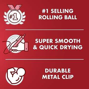 Pilot, Precise V5 RT Refillable & Retractable Liquid Ink Rolling Ball Pens, Extra Fine Point (0.5 mm) Assorted Ink Colors, Pack of 7