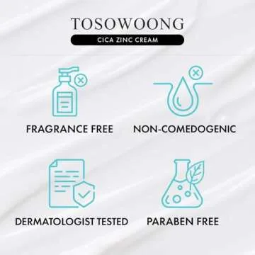 Heal and Soothe with TOSOWOONG Zinc Cream