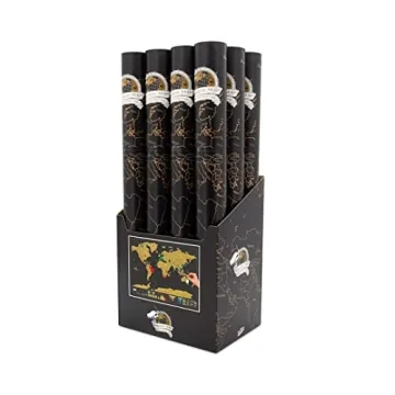 Scratch Off World Map | Travel Tracker & Decorative Map | Luckies