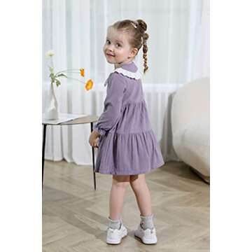 Toddler Fall Dress for Baby Girls – Adorable & Comfortable