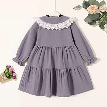 Toddler Fall Dress for Baby Girls – Adorable & Comfortable