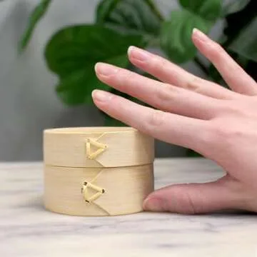 Mini Bamboo Steamer Baskets for Party Favors and More