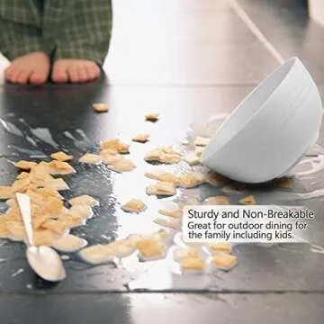 【Set Of 6】Unbreakable Cereal Bowls, 25 OZ Wheat Straw Bowls Microwave and Dishwasher Safe BPA-Free Eco-Friendly Bowl Beige Color for Cereal, Serving ,Soup, Oatmeal, Pasta and Salad（NOT CERAMIC）