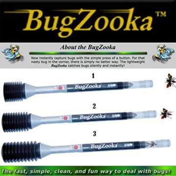 BugZooka WB100 Bug Catcher Vacuum (Two Pack) - Eco-Friendly Insect Control