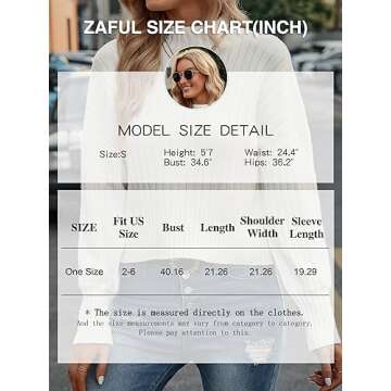 ZAFUL Women's Mock Neck Stylish Cropped Sweater
