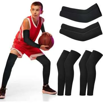 Geyoga Kids Compression Sleeves for Cycling & Basketball