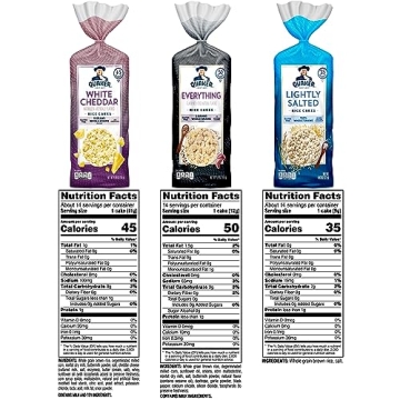 Quaker Rice Cakes Variety Pack - Healthy Snack Choice