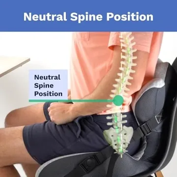 Lifted Lumbar Comfort Cushion for Back Pain Relief