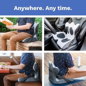 Lifted Lumbar Comfort Cushion for Back Pain Relief