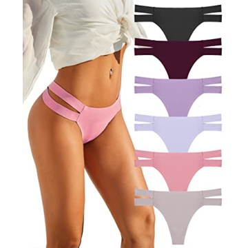 Knowyou Women's Seamless Thongs: Ultimate Comfort & No Show Design