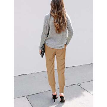 Stylish NIMIN Women's High Waist Skinny Pants with Pockets