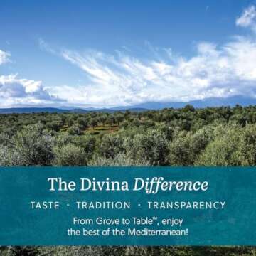 DIVINA Olives Frescatrano 10.6 oz - Authentic Greek Delicacy