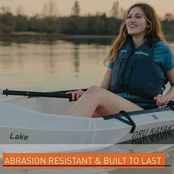 Oru Kayak Foldable Kayak Lake | Lightweight, Portable & Stable - Lake and River Kayaks - Beginner, Intermediate - Size (Unfolded): 9 x 32 in, 17 Lbs