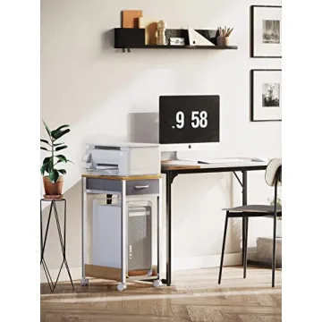 KKL Printer Stand with Storage for Home Office