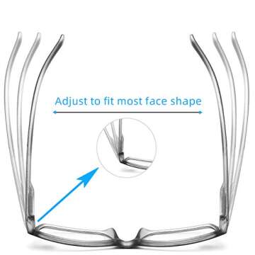 DONGDI Blue Light Blocking Reading Glasses for All