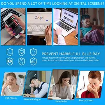 DONGDI Blue Light Blocking Reading Glasses for All