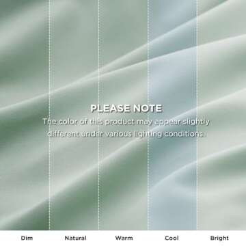 Bedsure Queen Comforter Set - 7 Pieces Sage Green Queen Bedding Set for All Seasons, Boho Contrasting Design Bed in a Bag with Comforter, Sheets, Pillowcases & Shams